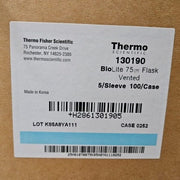 Thermo Scientific Culture Flask Vented 75 cm2 PS Case of 100 Flasks Lab Consumables::Tubes, Vials, and Flasks Thermo Scientific