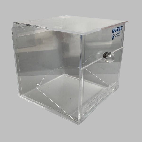 Thermo Scientific Dispensing Bin Acrylic 6 in. x 6 in. x 6 in. with Top Lid Lab Consumables::Tubes, Vials, and Flasks Thermo Scientific