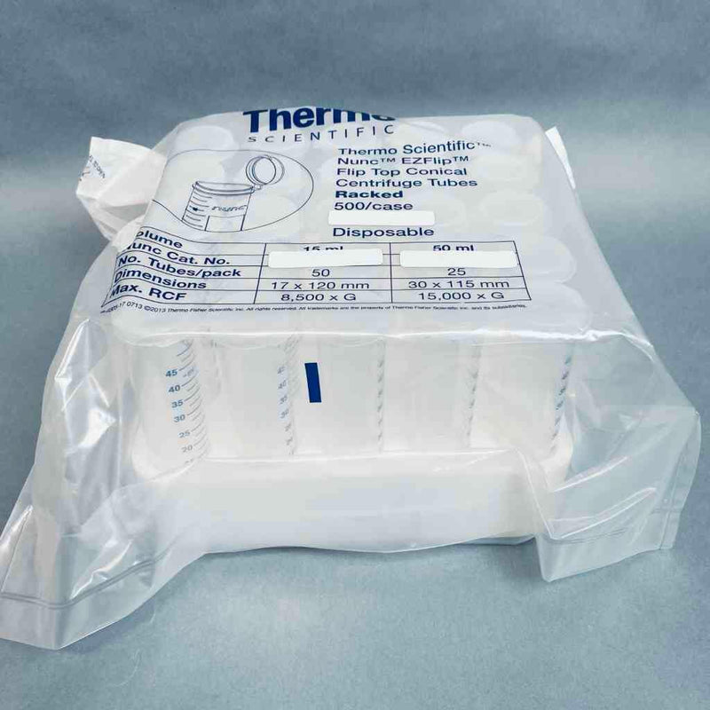 Thermo Scientific EZ Flip Conical Tube 50 ml Case of 500 Tubes Centrifuge Tubes Thermo Scientific