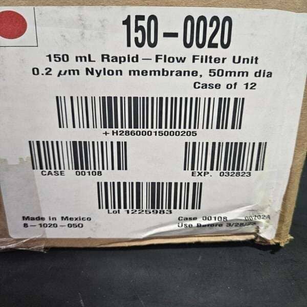Thermo Scientific Filter Unit 150 ml Rapid Flow 0.2 um Case of 12 Filter Units Filters Thermo Scientific