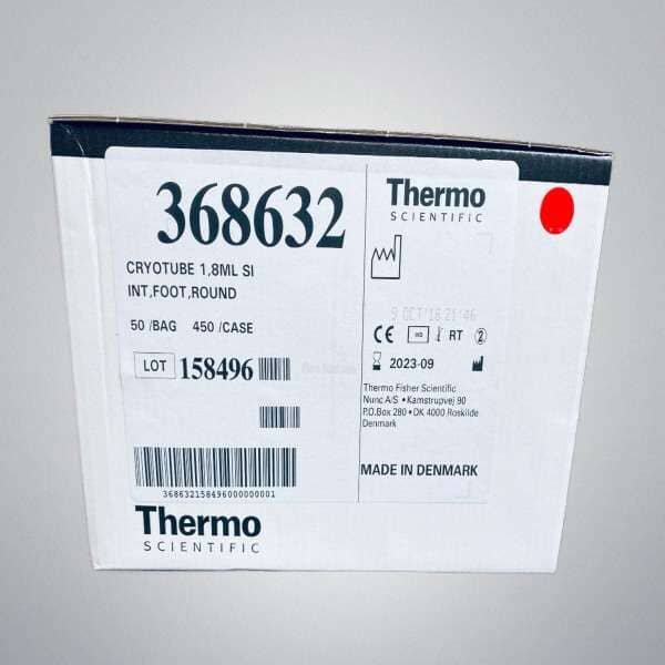 Thermo Scientific Freezer Tube 1.8 ml Sterile - Case of 450 Tubes Lab Consumables::Tubes, Vials, and Flasks Thermo Scientific