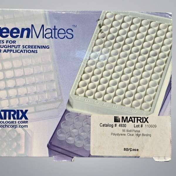 Thermo Scientific Matrix Microplate 96-Well ScreenMates - Total of 80 Plates Lab Consumables::Storage and Culture Plates Thermo Scientific