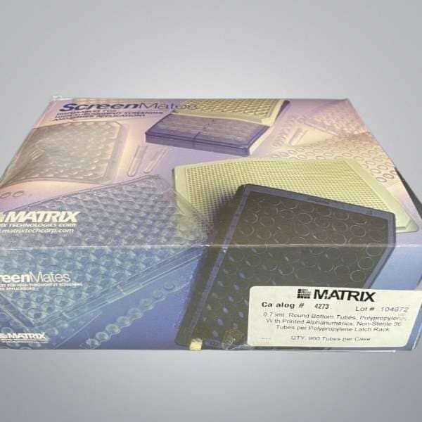 Thermo Scientific Matrix Storage Tube 0.75 ml 8 Racks with 96 Tubes Each Lab Consumables::Tubes, Vials, and Flasks Thermo Scientific