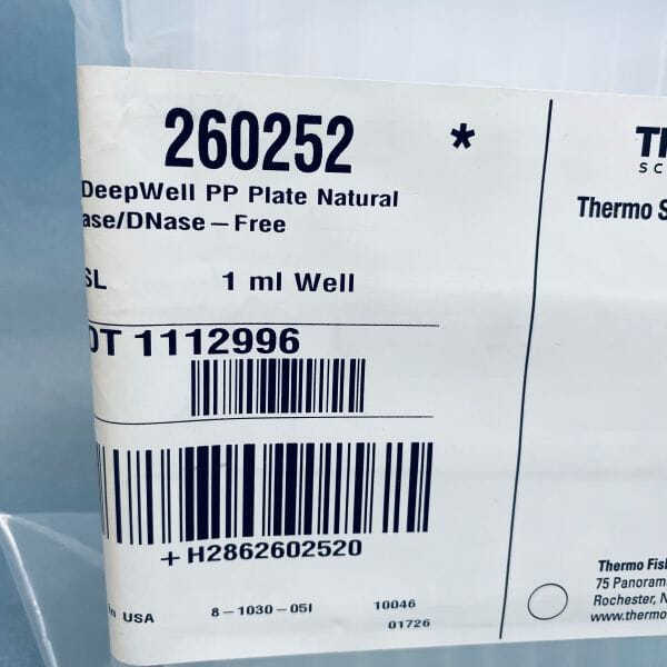 Thermo Scientific Microplate 96 Well 1 ml Deep Well PP Total of 65 Plates Petri Dishes/Culture Plates Thermo Scientific