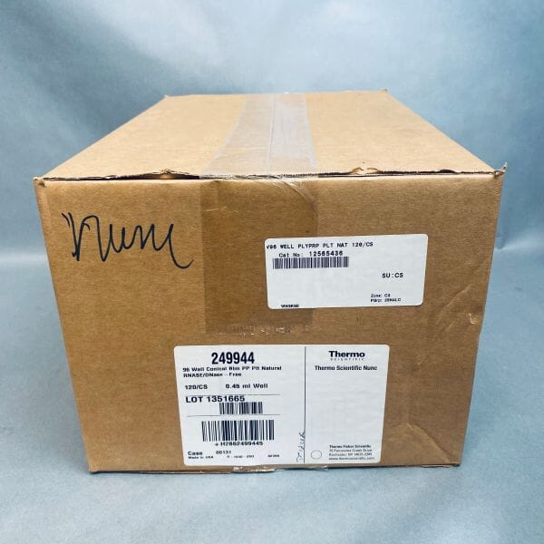 Thermo Scientific Microplate 96 Well 450 ul Polypropylene Case of 120 Plates Petri Dishes/Culture Plates Thermo Scientific