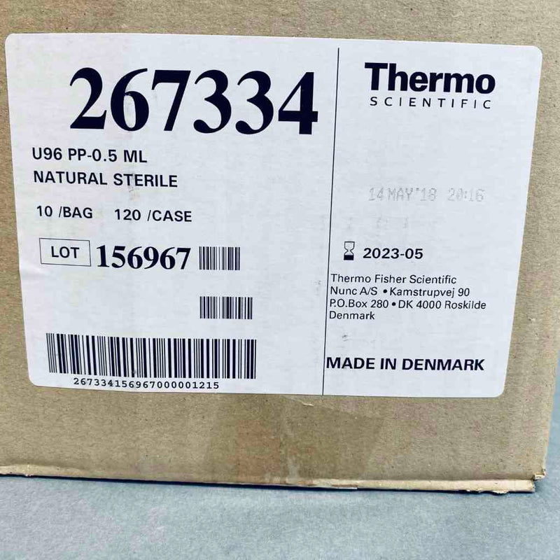 Thermo Scientific Microplate 96 Well U Well 0.5 ml Total of 110 Plates Petri Dishes/Culture Plates Thermo Scientific