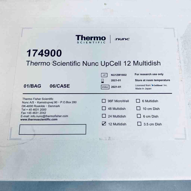 Thermo Scientific Microplate UpCell 12 Well Multidish 2 ml Case of 6 Plates Petri Dishes/Culture Plates Thermo Scientific
