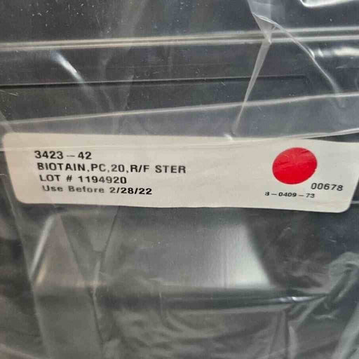 Thermo Scientific Nalgene Carboy 20 L Square Sterile Biotainer 3 Carboys Jars & Reagent Bottles Thermo Scientific