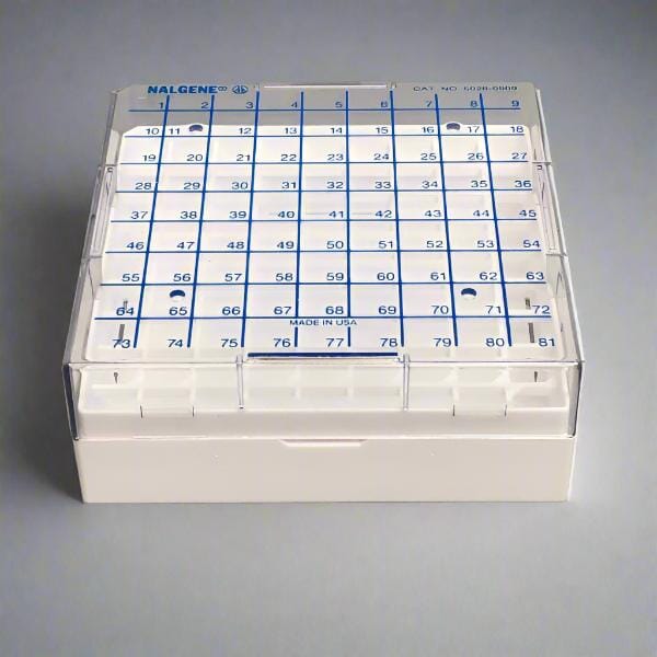 Thermo Scientific Nalgene Freezer Box CryoBox 81 Tube Capacity — Life ...