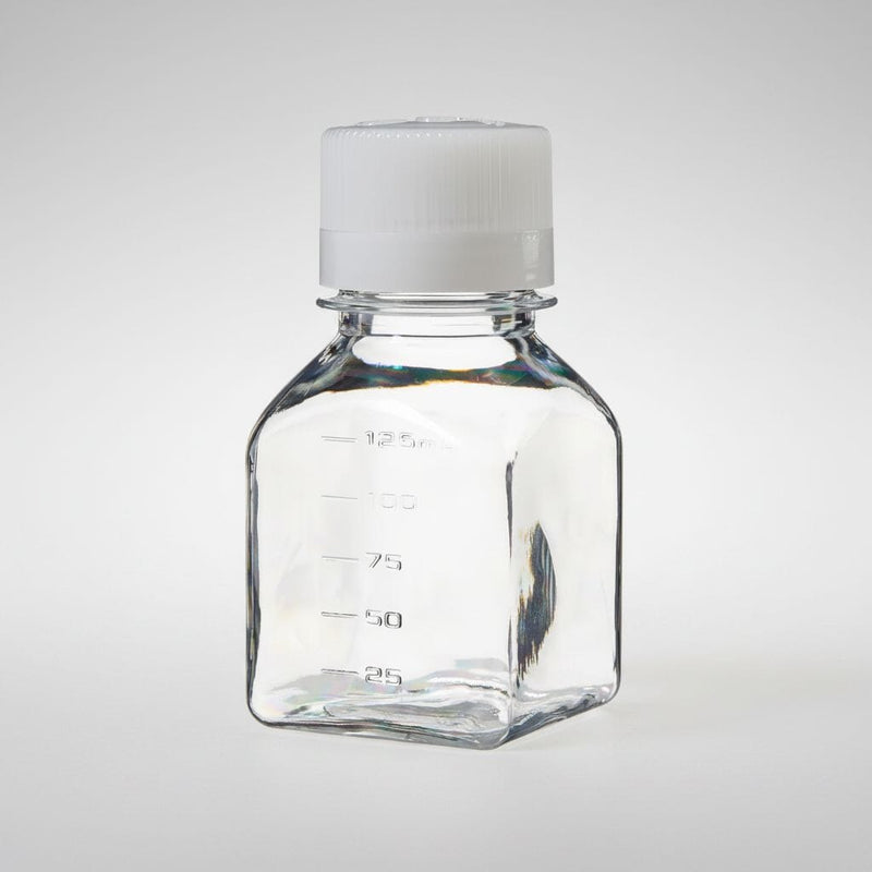 Thermo Scientific Nalgene Media Bottle 125 ml PETG Square Sterile Pack of 24 Jars & Reagent Bottles Thermo Scientific