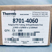 Thermo Scientific Nalgene PVC Tubing 1/4 ID x 3/8 OD x 1/16 Wall Total of 100 Feet Hose & Tubing Thermo Scientific