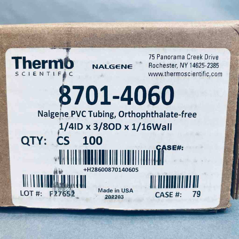 Thermo Scientific Nalgene PVC Tubing 1/4 ID x 3/8 OD x 1/16 Wall Total of 100 Feet Hose & Tubing Thermo Scientific