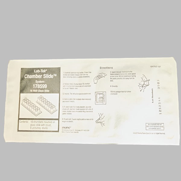 Thermo Scientific Nunc Chamber Slide 16 Well with Cover 16 Chamber Slides Lab Equipment::Other Lab Equipment Thermo Scientific