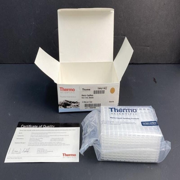 Thermo Scientific Nunc Microplate Seal CapMat for 2 ml Wells 40 Mats Lab Consumables::Tubes, Vials, and Flasks Life Sciences Trading