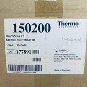 Thermo Scientific Nunc Multidish Non-Treated Sterile Microplate 12 Well Case of 75 Dishes Petri Dishes/Culture Plates Thermo Scientific