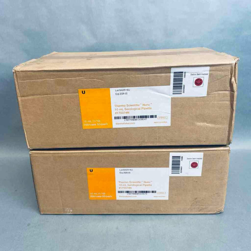 Thermo Scientific Nunc Serological Pipette 10 ml Sterile Lot of 400 Pipettes Pipettes & Pipette Tips Thermo Scientific