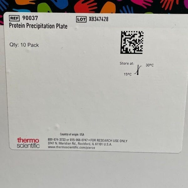 Thermo Scientific Pierce Protein Precipitation Microplate 96 Well 8 Plates LC/MS/GC Thermo Scientific