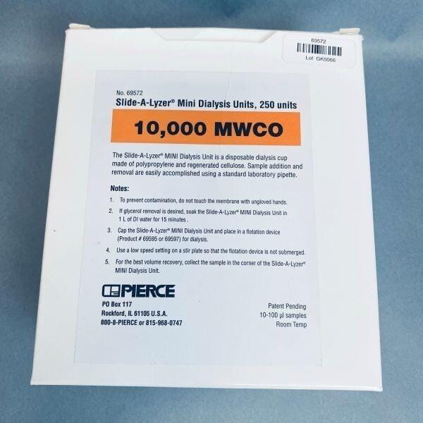 Thermo Scientific Pierce Slide-A-Lyzer Mini Dialysis Unit Lot of 165 Units Filters Thermo Scientific