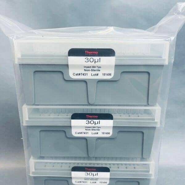 Thermo Scientific Pipette Tips 30 ul Sterile 10 Racks of 384 Tips Each Pipets & Pipette Tips Thermo Scientific