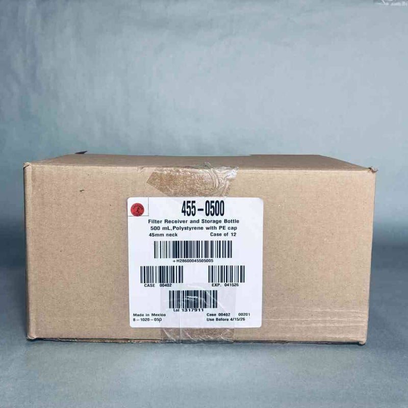 Thermo Scientific Rapid Flow Storage Bottle 500 ml Polystyrene Case of 12 Bottles Jars & Reagent Bottles Thermo Scientific