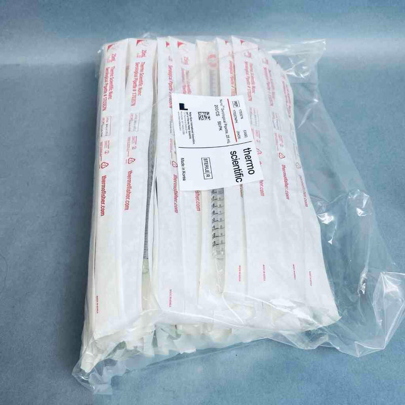 Thermo Scientific Serological Pipette 25 ml Sterile Sealed Case of 200 Pipets Pipets & Pipette Tips Thermo Scientific