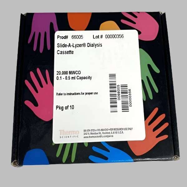 Thermo Scientific Slide-A-Lyzer Dialysis Cassette 20K MWCO 0.5 ml Box of 10 Other Medical & Lab Equipment Thermo Scientific