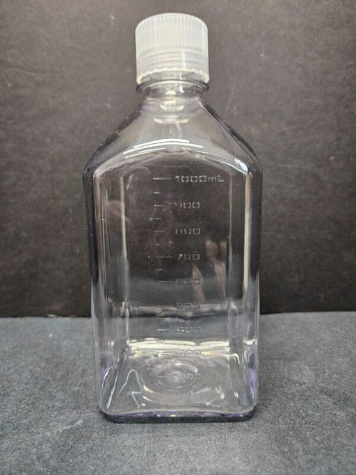Thermo Scientific Square Bottle 1000 ml Narrow Mouth PC Case of 24 Bottles Thermo Scientific