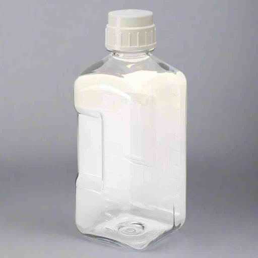 Thermo Scientific Square Bottle Narrow Mouth 2000 ml with Lid 6 Bottles Jars & Reagent Bottles Thermo Scientific