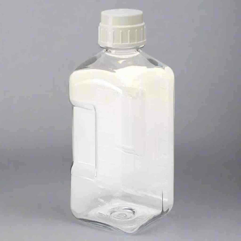 Thermo Scientific Square Bottle Narrow Mouth 2000 ml with Lid 6 Bottles Jars & Reagent Bottles Thermo Scientific