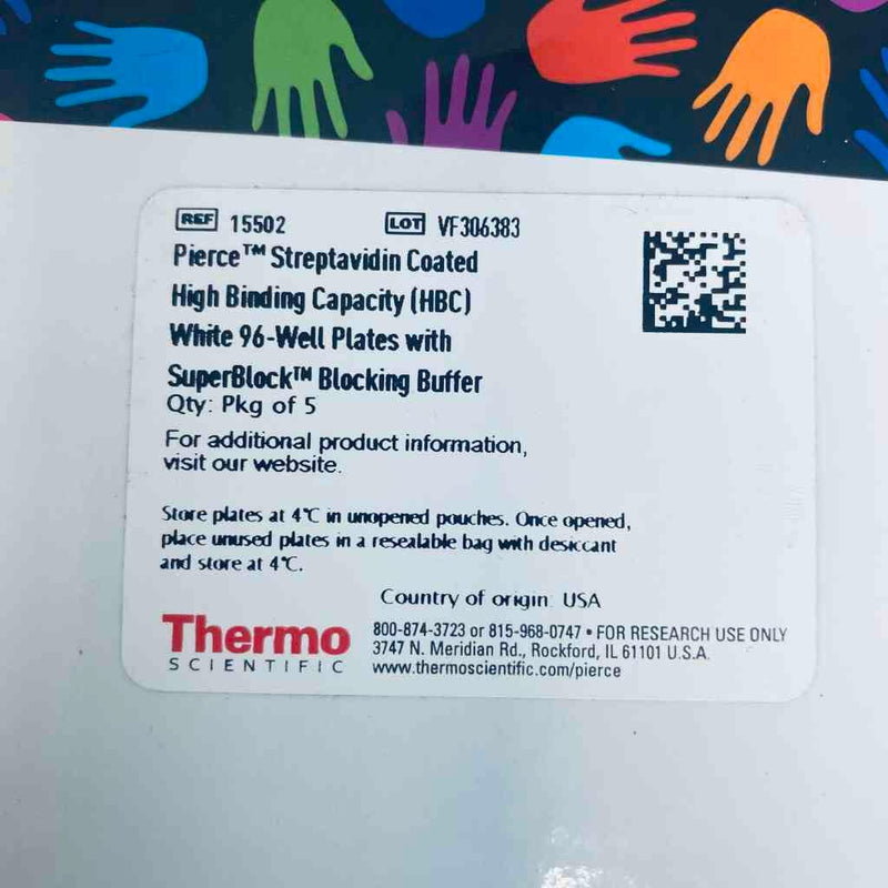 Thermo Scientific Streptavidin Microplate 96 Well Box of 5 Plates Microplates Thermo Scientific