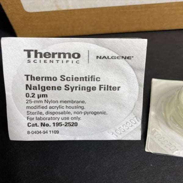 Thermo Scientific Syringe Filter 0.2 um Individually Sealed 38 Filters Filters Thermo Scientific