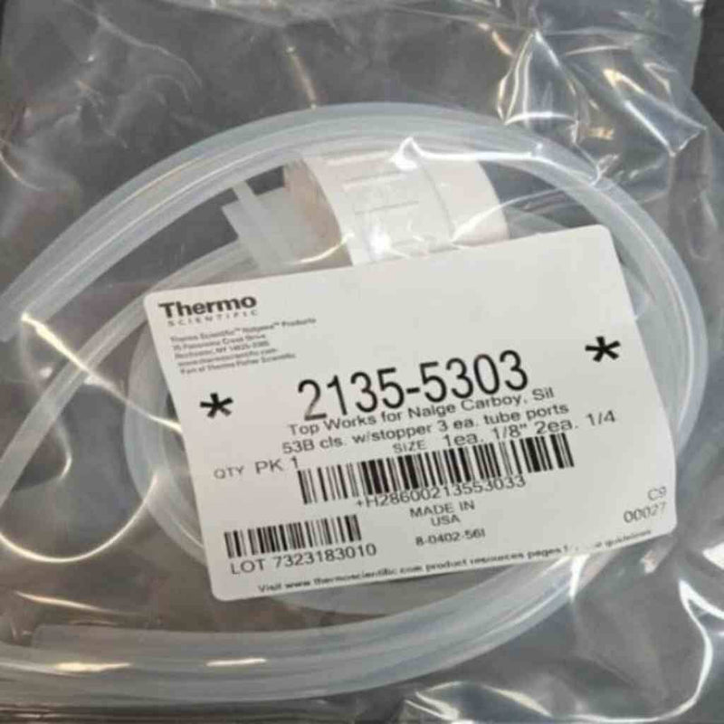 Thermo Scientific Top Works for Nalgene Carboy - 3 Aseptic Closure Systems Bottles Thermo Scientific