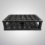 Thistle Scientific Tube Rack for 15 mm Tubes 24 Place Aluminum Rack Tube Racks Thistle Scientific