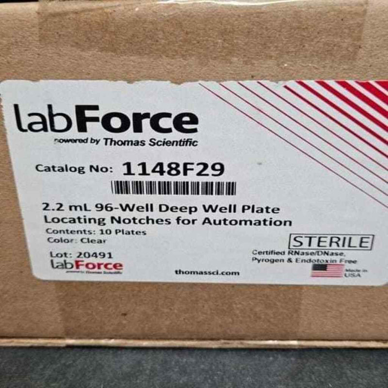 Thomas Scientific Microplate 2.2 ml Deep Well Notched PP 50 Plates Petri Dishes/Culture Plates Thermo Scientific