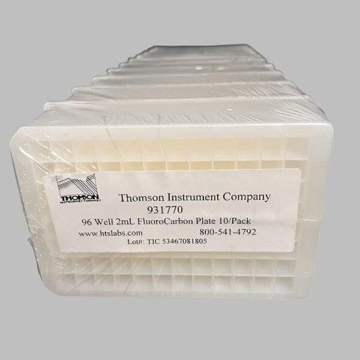 Thomson Microplate 96 Well 2 ml Deep Well Fluorocarbon 40 Plates Lab Consumables::Storage and Culture Plates Thomson Instrument Company