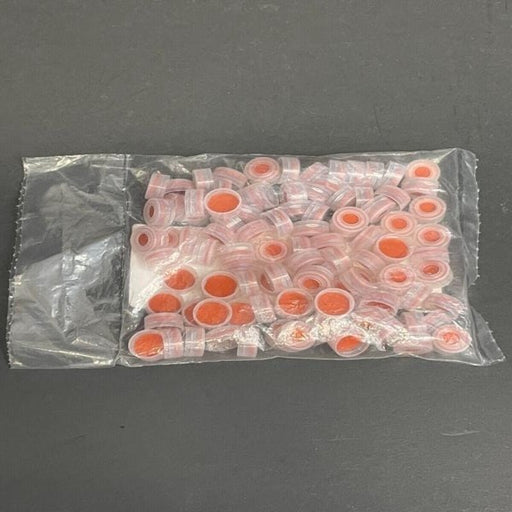 Thomson Snap Cap 11 mm Clear with Rubber Septa Sealed 500 Caps Lab Consumables::Tubes, Vials, and Flasks Thomson