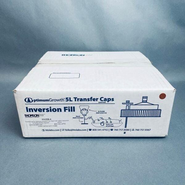 Thomson Transfer Cap for Optimum Growth 5L Flask 7/16 in. Male Case of 4 Caps Lab Flasks Thomson
