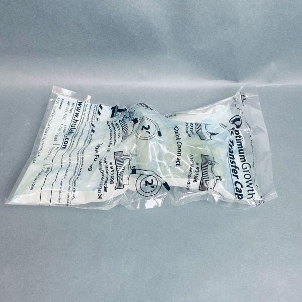 Thomson Transfer Cap for Optimum Growth 5L Flask 7/16 in. Male Case of 4 Caps Lab Flasks Thomson