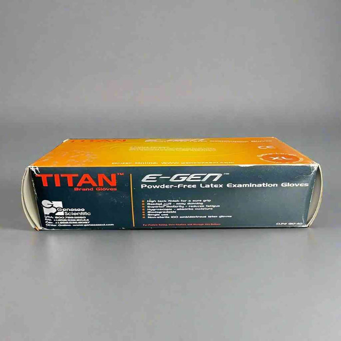 Titan Latex Exam Gloves Extra Large 3 Boxes with 100 Gloves Each Disposable Gloves Titan