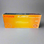Titan Latex Exam Gloves Extra Large 3 Boxes with 100 Gloves Each Disposable Gloves Titan