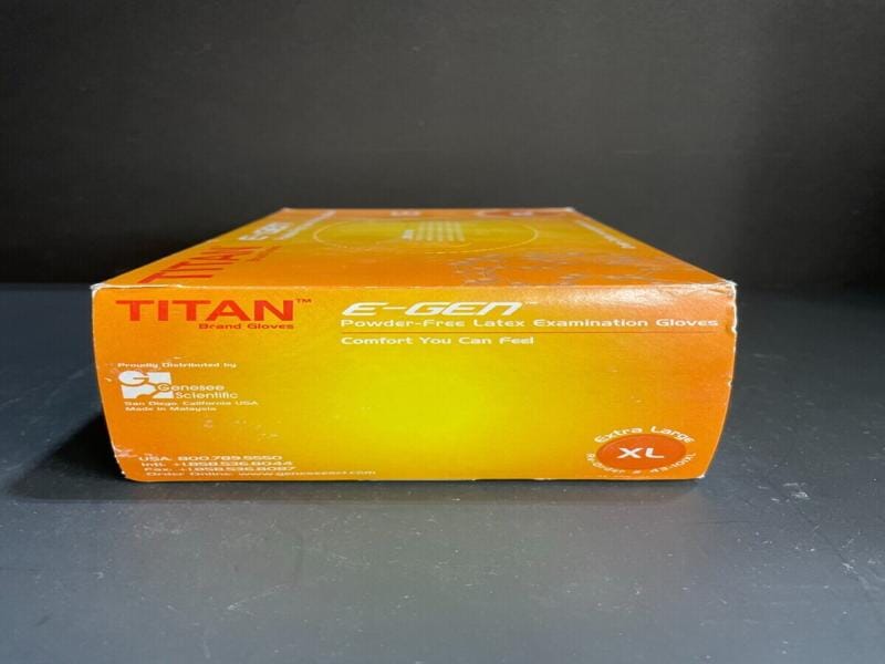 Titan Latex Exam Gloves Extra Large 3 Boxes with 100 Gloves Each Other Titan