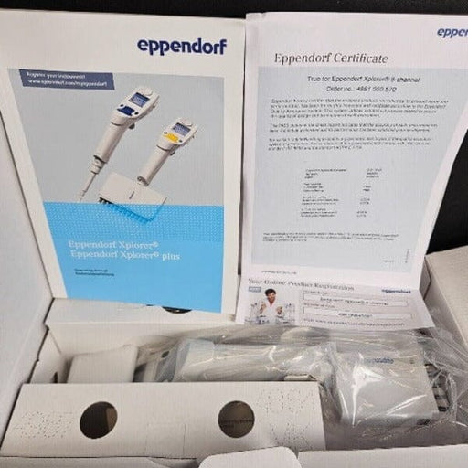 Title: Eppendorf Xplorer Pipette 8 Channel 10 ul Digital Multichannel Pipettes & Pipette Tips Eppendorf