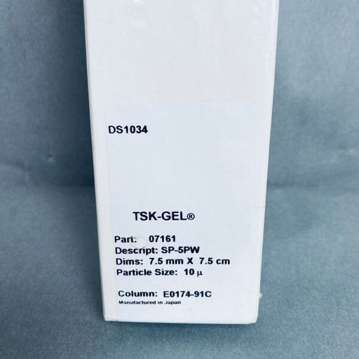 Tosoh Biosep HPLC Column TSKGel SP-5PW 7.5 mm x 7.5 cm 10 um LC/MS/GC Tosoh Bioscience