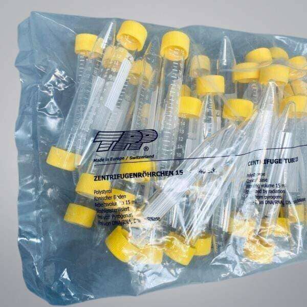TPP 15 ml Centrifuge Tube 16 Packs of 40 - Total of 640 Tubes Centrifuge Tubes TPP