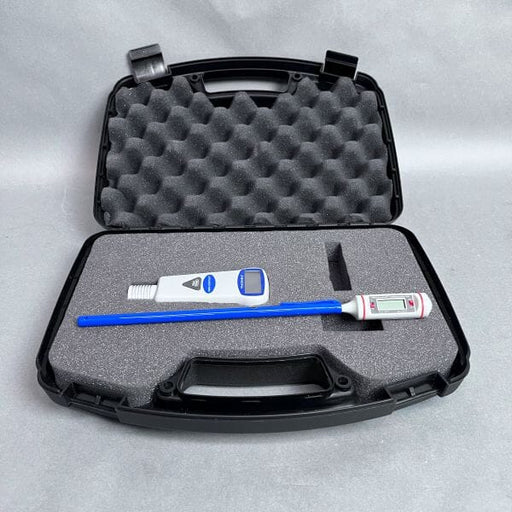Traceable Long-Stem Thermometer and Non-Contact Tachometer with Case Thermocouple Thermometers & Probes Traceable