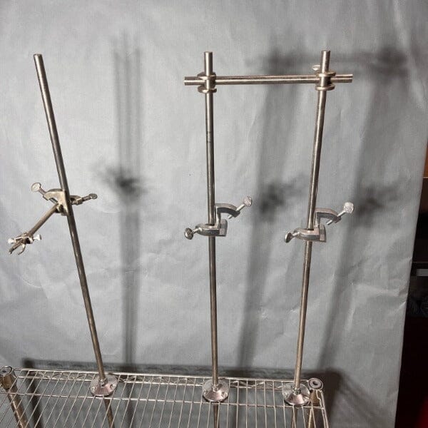 TSS Laboratory Cart and Lab Support Stand with 50" Rods and Clamps Lab Equipment::Other Lab Equipment TSS