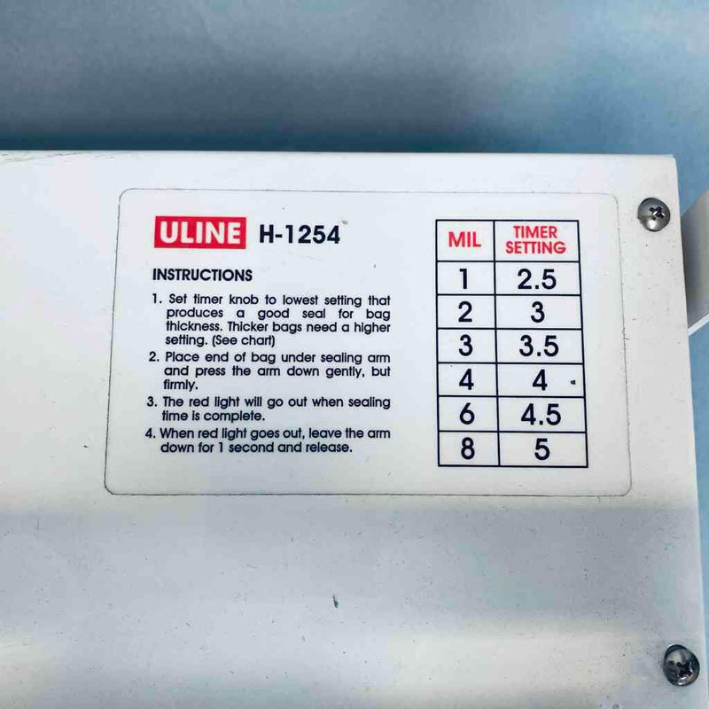 ULINE Extra Long Impulse Sealer with Cutter 24 in. Seal Length Sealers & Sealing Machines Uline