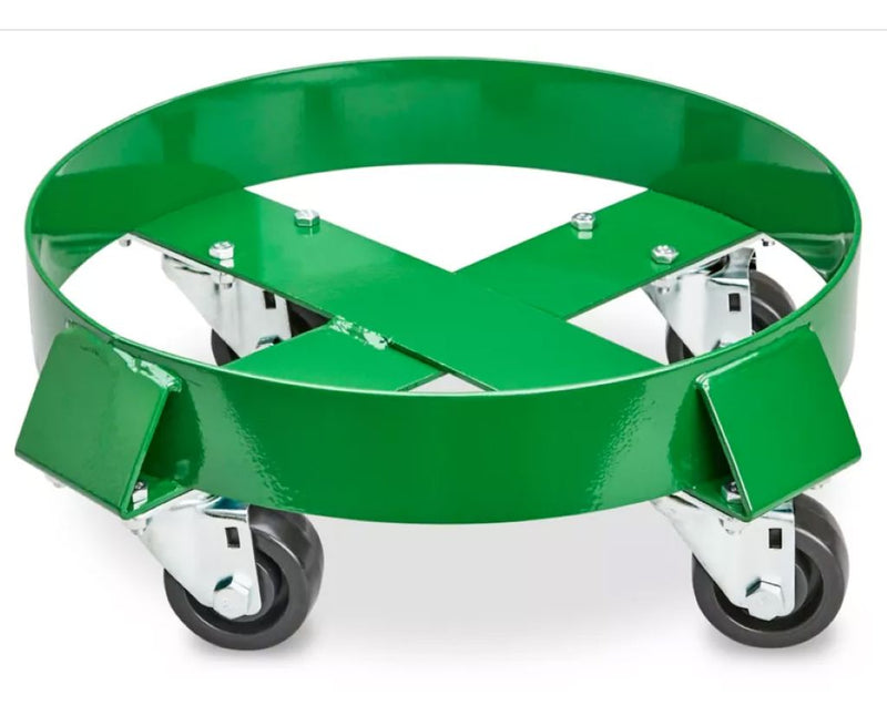 ULINE Steel Drum Dolly 16 Gallon 1000 lbs Green Storage Units Uline