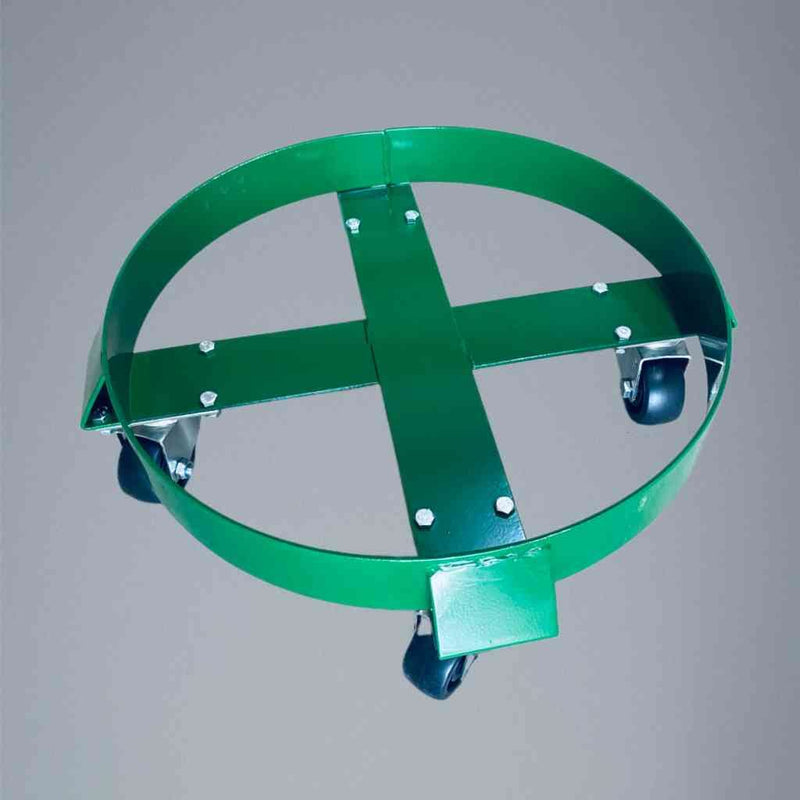 ULINE Steel Drum Dolly 30 Gallon 1000 lbs Green Storage Units Uline