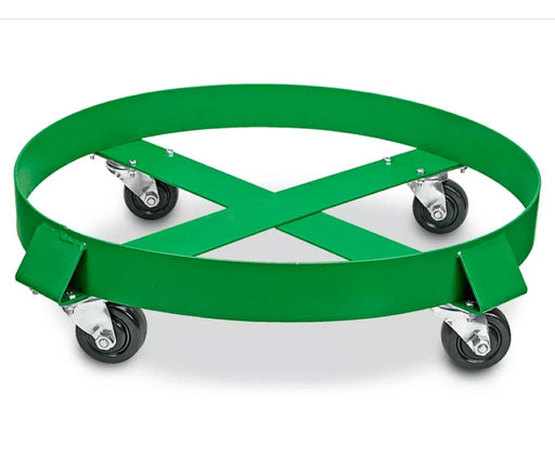 ULINE Steel Drum Dolly 55 Gallon 1000 lbs Green Storage Units Uline
